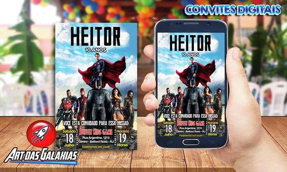Convite Digital Liga da Justiça