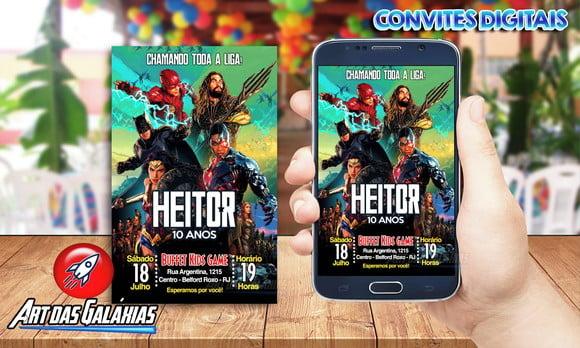 Convite Digital Liga da Justiça