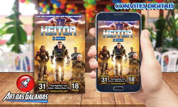 Convite Digital Lightyear