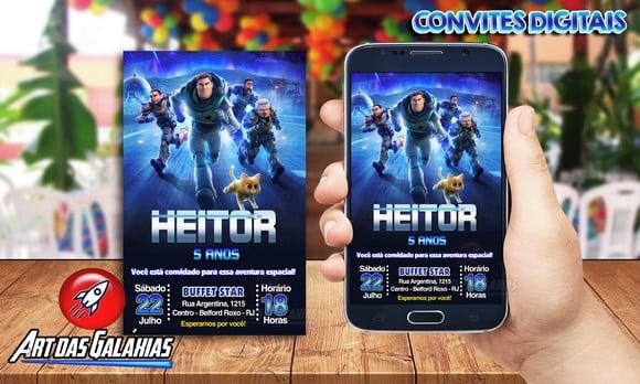 Convite Digital Lightyear
