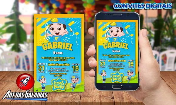 Convite Digital Luccas Neto MOD01
