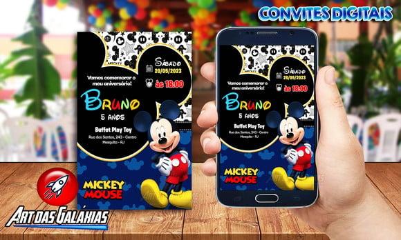 Convite Digital Mickey