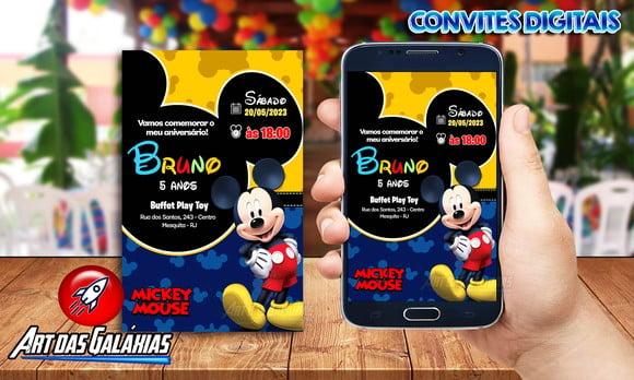 Convite Digital Mickey