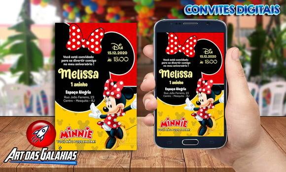 Convite Digital Minnie