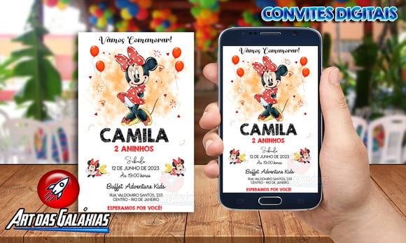 Convite Digital Minnie