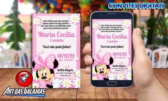 Convite Digital Minnie