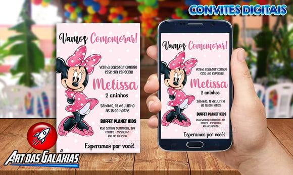 Convite Digital Minnie