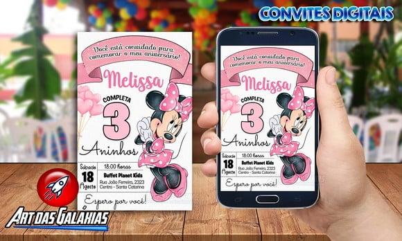 Convite Digital Minnie