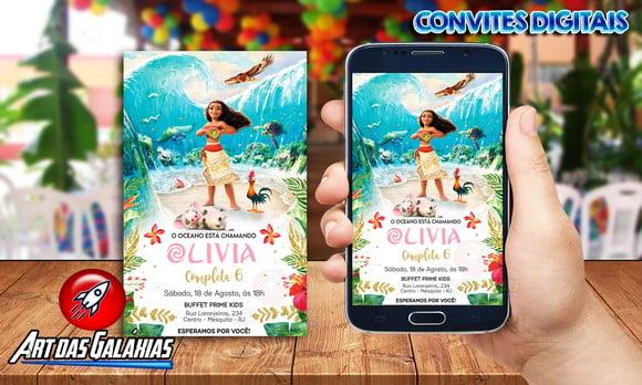 Convite Digital Moana