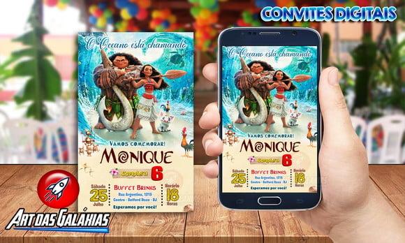 Convite Digital Moana