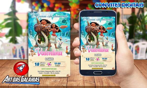 Convite Digital Moana