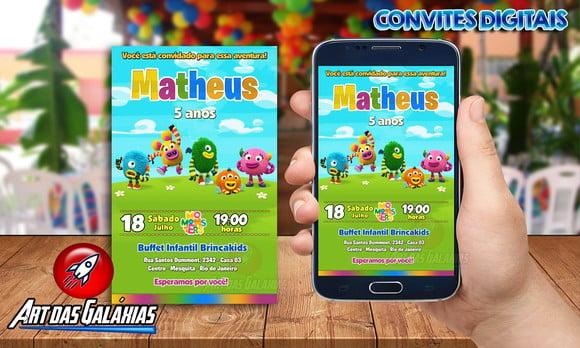 Convite Digital Momonsters