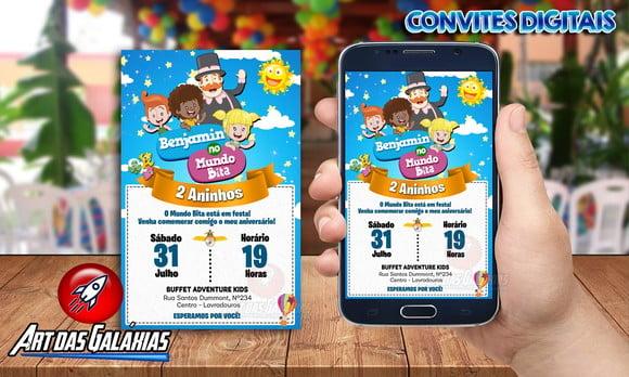 Convite Digital Mundo Bita