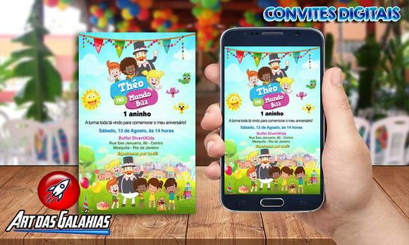 Convite Digital Mundo Bita MOD03