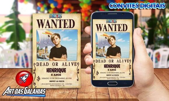 Convite Digital One Piece