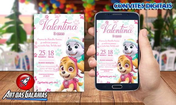 Convite Digital Patrulha Canina