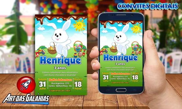 Convite Digital Páscoa