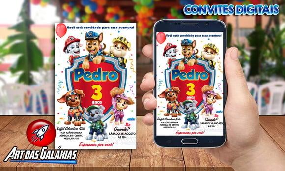 Convite Digital Patrulha Canina
