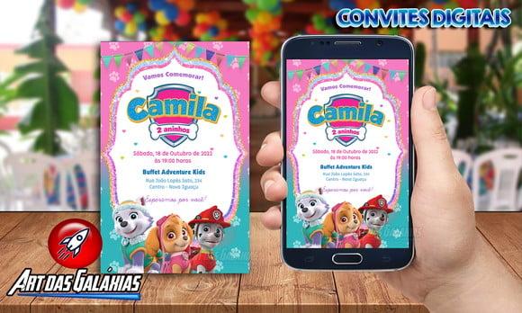 Convite Digital Patrulha Canina
