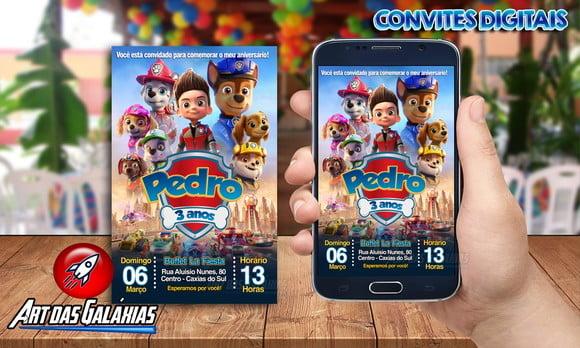 Convite Digital Patrulha Canina MOD07