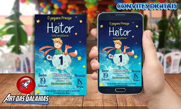 Convite Digital Pequeno Príncipe MOD01