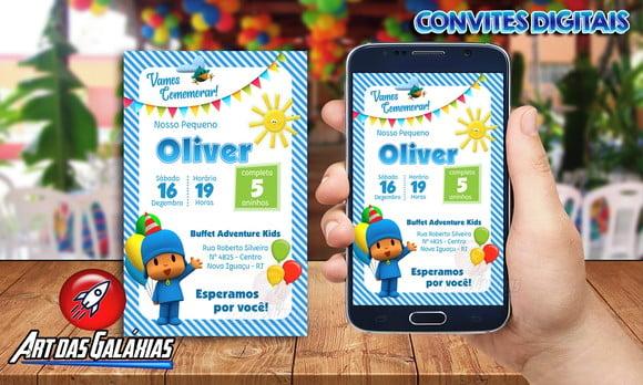 Convite Digital Pocoyo
