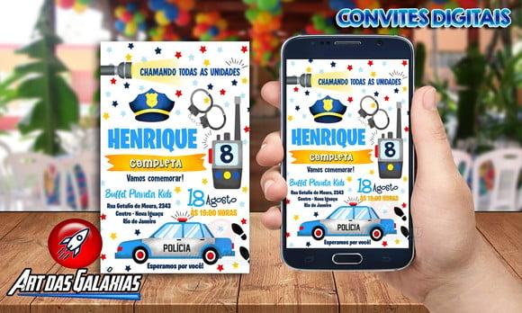 Convite Digital Polícia