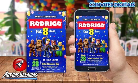 Convite Digital Roblox