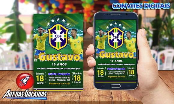 Convite Digital Seleção Brasileira