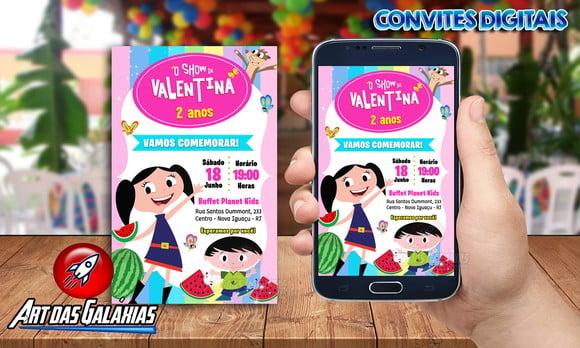 Convite Digital Show da Luna