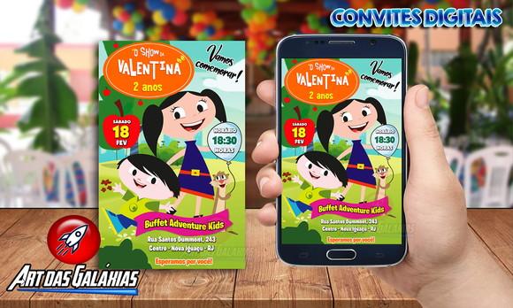 Convite Digital Show da Luna