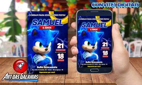 Convite Digital Sonic