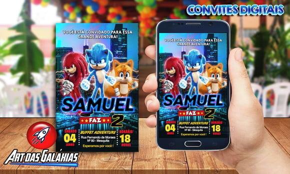 Convite Digital Sonic