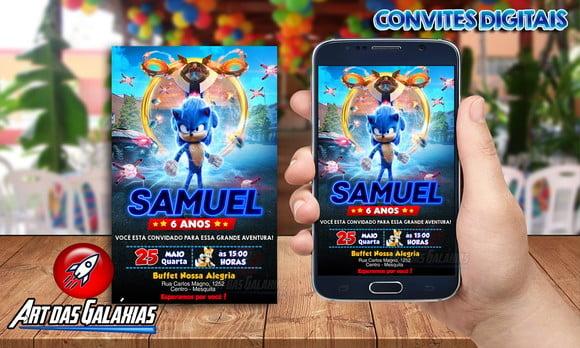 Convite Digital Sonic
