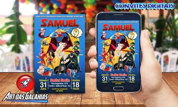 Convite Digital Super Pets