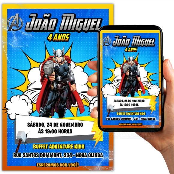Convite Digital Thor