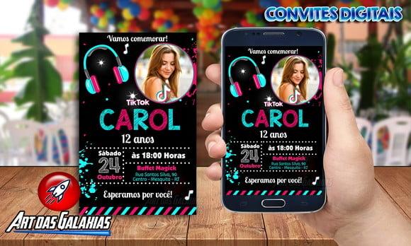 Convite Digital Tik Tok