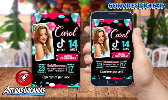 Convite Digital Tik Tok