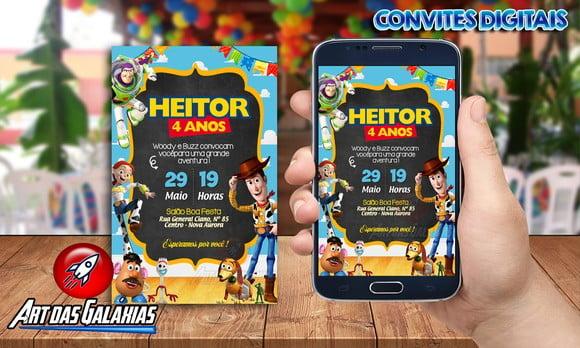 Convite Digital Toy Story MOD03