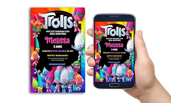 Convite Digital Trolls