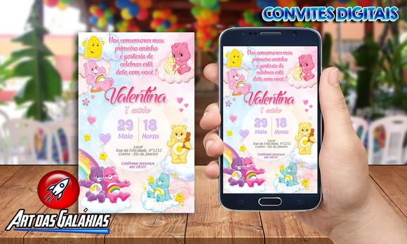 Convite Digital Ursinhos Carinhosos MOD02