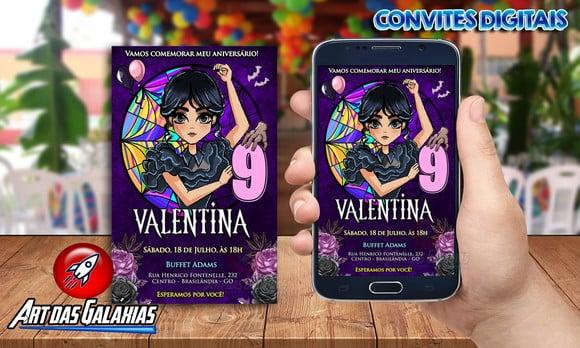 Convite Digital Wandinha
