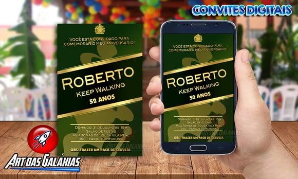 Convite Digital Whisky Green Label