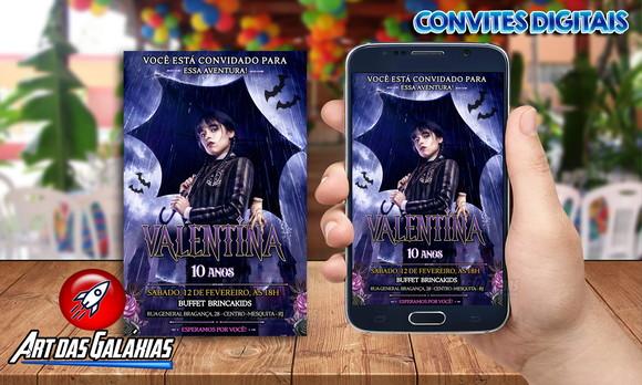 Convite Digital Wandinha