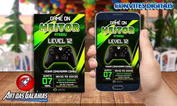 Convite Digital Xbox