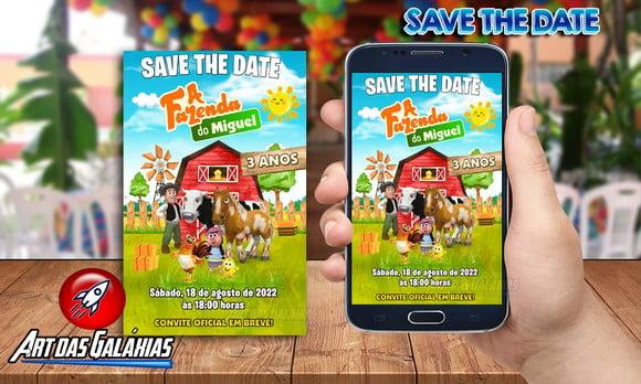 Save The Date Fazenda do Zenon