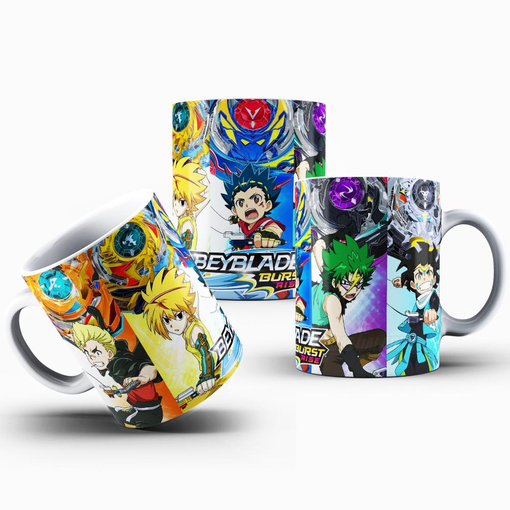 Caneca Beyblade Polímero  Personalizada