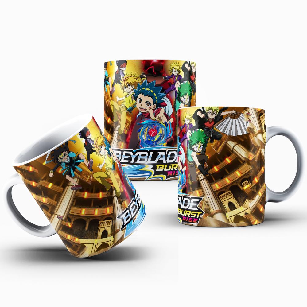 Caneca Beyblade Polímero Personalizada