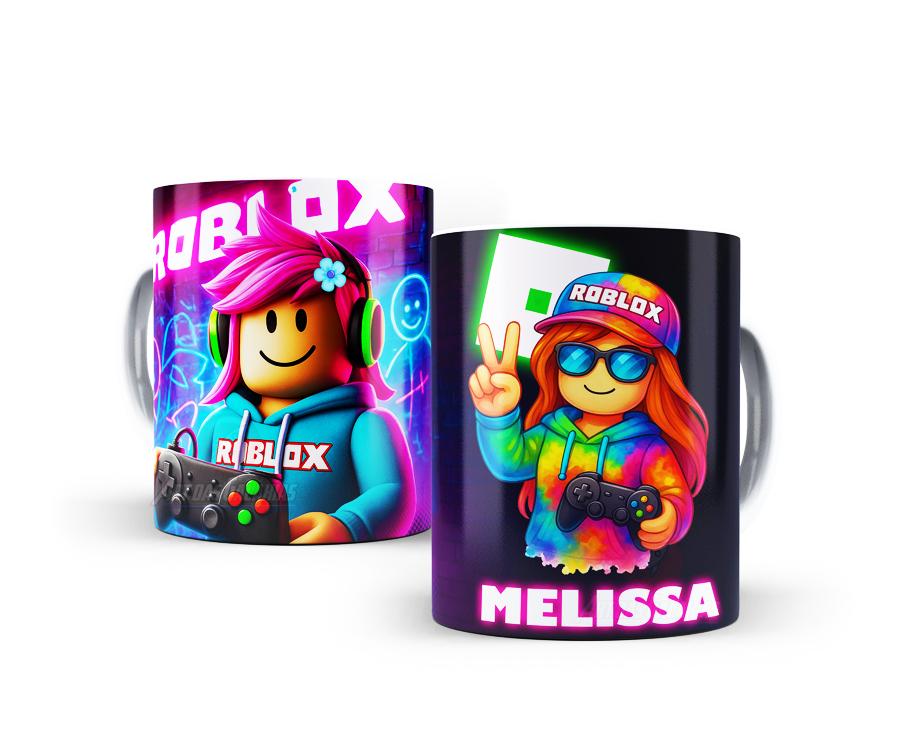 Caneca Roblox Polímero Personalizada