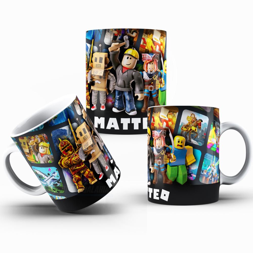 Caneca Roblox Polímero Personalizada